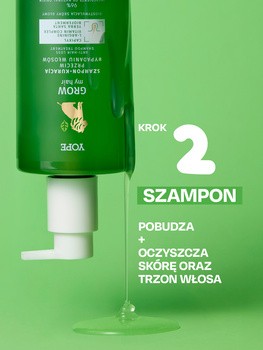 Yope Grow My Hair, szampon-kuracja przeciwko wypadaniu włosów, 300 ml