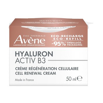 Avene Eau Thermale Hyaluron Active B3, krem odbudowujący komórki, refill, 50 ml