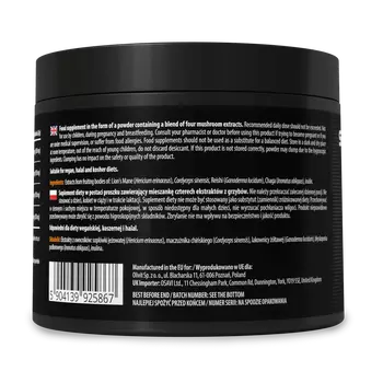 Skill Nutrition 4 Mushroom Complex, proszek, 180 g