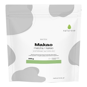 Naturove, Matéa Makao, 50% matcha + 50% kakao, 100 g