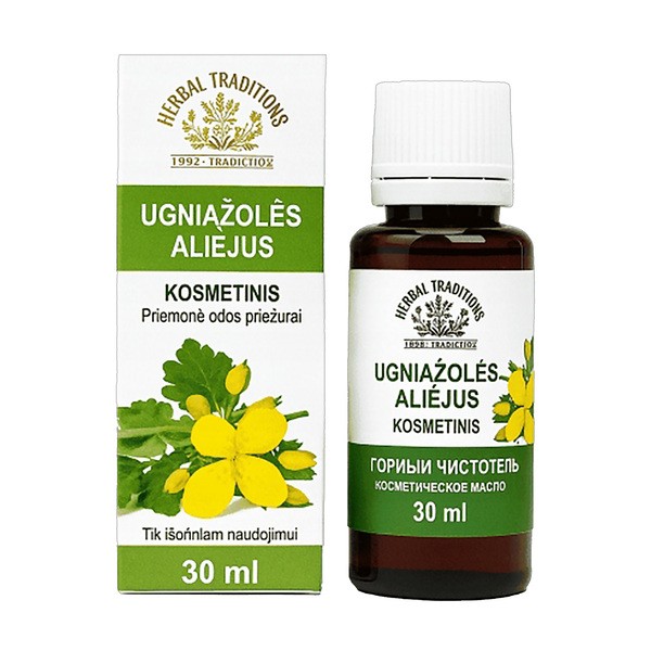 Herbal Traditions Herbal Traditions, olejek kosmetyczny z glistnika, 30 ml — Inhaltsstoffe und Bewertung
