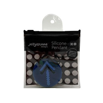 Jellystone Designs, wisiorek antystresowy Strzałka, granatowy, 1 szt.