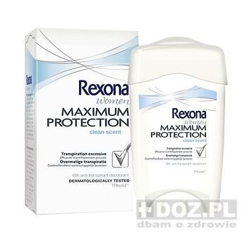 Rexona Women Maximum Protection, deo w kremie, clean scent, 45ml