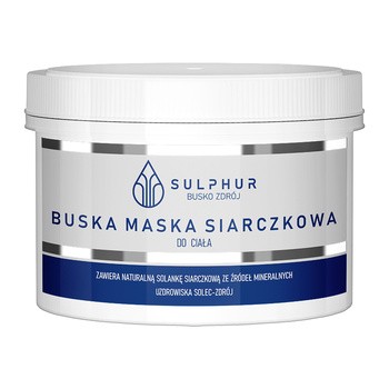 Sulphur Zdrój, buska maska siarczkowa do ciała, 500 g