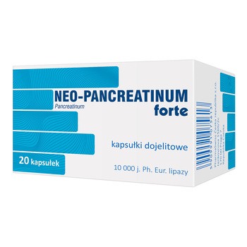 Neo-Pancreatinum forte, 10000 j., kapsułki dojelitowe, 20 szt.