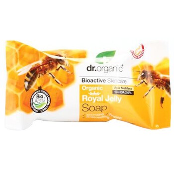Dr Organic Royal Jelly Soap, mydło z organicznym mleczkiem pszczelim, 100 g