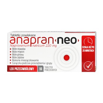 Anapran Neo, 220 mg, tabletki powlekane, 10 szt.