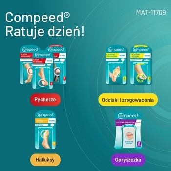 Compeed, plastry na odciski na palcach stóp, 10 szt.