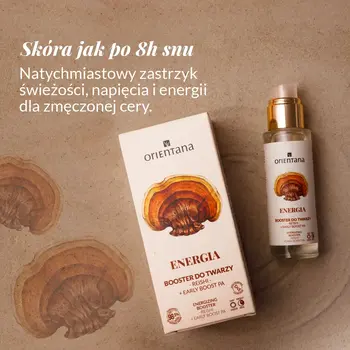 Orientana, booster energetyzujący na dzień Reishi i Czerwona Alga, 30 ml