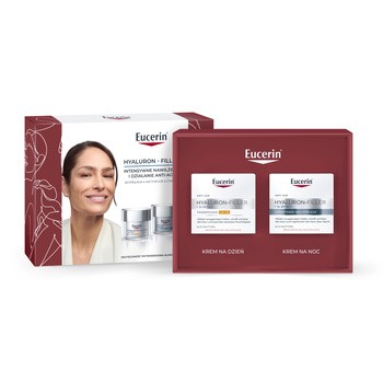 Zestaw Eucerin Hyaluron-Filler, krem na dzień SPF 30, 50 ml + krem na noc, 50 ml