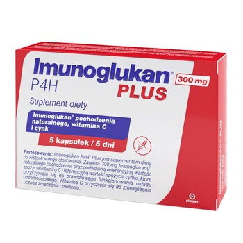 Imunoglukan P4H Plus, kapsułki, 5 szt.