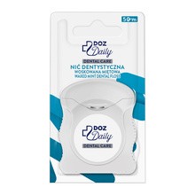 DOZ Daily, nić dentystyczna, woskowana, miętowa, 50 m