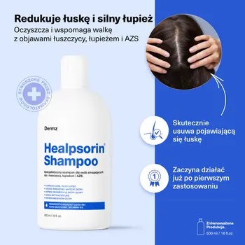 Healpsorin Shampoo, szampon, 500 ml