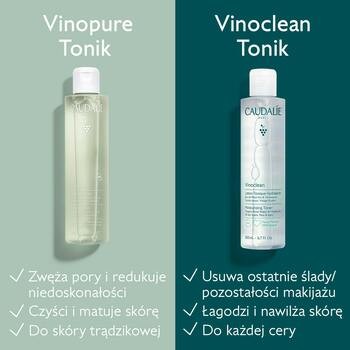 Caudalie Vinoclean, tonik nawilżający, 200 ml