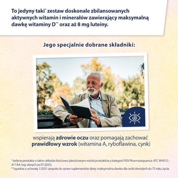 Vita-Miner Senior D3 + Luteina, tabletki, 60 szt.