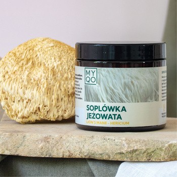 MYQO Soplówka jeżowata - Lion's mane - Hericium, kapsułki, 90 szt.