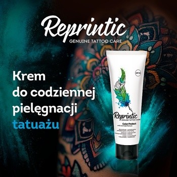 Reprintic, krem ochronny do codziennej pielęgnacji tatuaży SPF 15, 100 ml