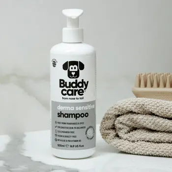 Buddycare, delikatny szampon dla psów, derma sensitive, 500 ml