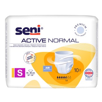 Seni Active Normal, majtki chłonne, rozmiar S, 10 szt.