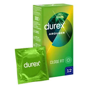 Durex Arouser prezerwatywy prążkowane 12 szt. [RECKITT BENCKISER]