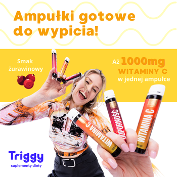 Triggy VitaminShot Witamina C, płyn w ampułce, smak żurawinowy, 25 ml x 1 szt.