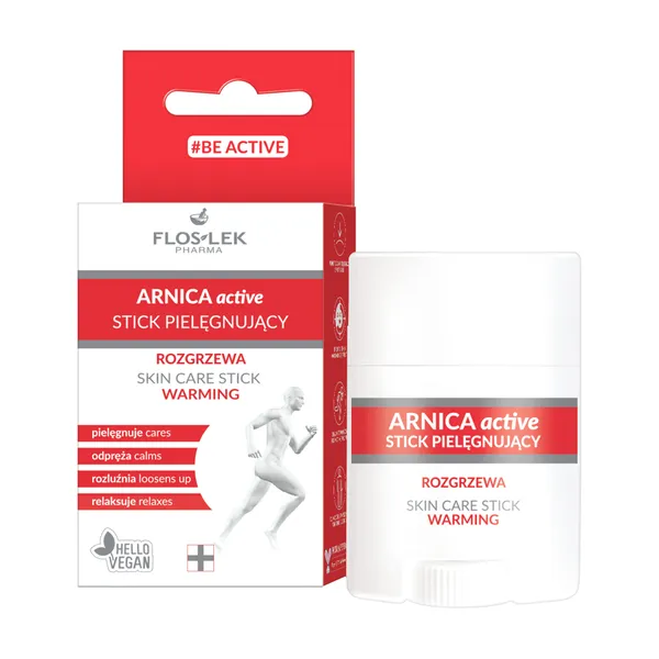 Arnica Active Stick pielęgnujący rozgrzewający sztyft 22g [FlosLek Pharma] - FlosLek Pharma