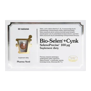 Bio-Selen + Cynk 100 µg + 15 mg 60 tabletek [PHARMA NORD]