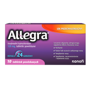 Allegra, 120 mg, tabletki powlekane, 10 szt.