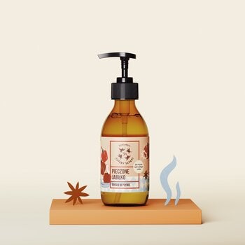 Mydlarnia 4Szapki, naturalne mydło w płynie Pieczone Jabłko, 300 ml