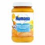 Humana 100% Organic, obiadek marchewka z ziemniaczkami i łososiem, bez dodatku soli, 8 m+, 190 g