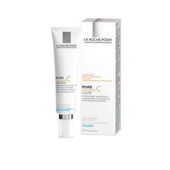 La Roche-Posay Pure Vitamin C Light, nawilżający krem przeciwzmarszczkowy z czystą witaminą C, 40 ml