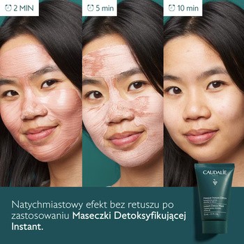 Caudalie Vinoclean, maseczka detoksykująca instant, 35 ml
