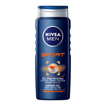 Nivea Men Sport, żel pod prysznic, 500 ml