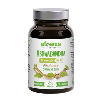 Biowen Ashwagandha, kapsułki twarde, 120 szt.