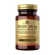 Solgar Selen 200 µg, tabletki, 50 szt.        
