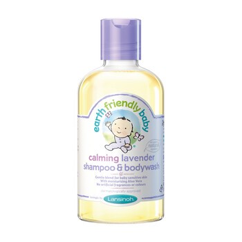 Earth Friendly Baby, łagodzący szampon i płyn myjący 2w1, lawendowy, 250 ml