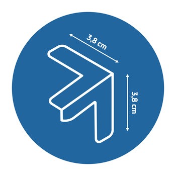 Sipo, zestaw zabezpieczeń narożników, 12 szt.