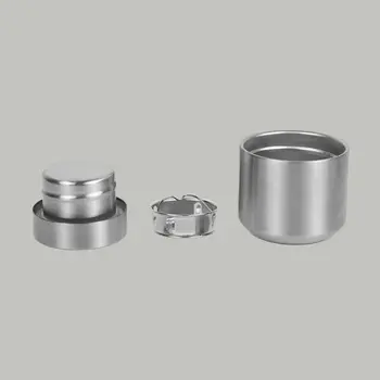 GymBeam Fusion, termos próżniowy, Strix, 850 ml, czarny, 1 szt.