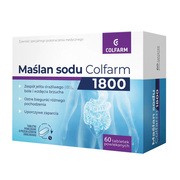 Colfarm Maślan sodu 1800, tabletki powlekane, 60 szt.