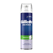 alt Gillette Series Sensitive, pianka do golenia dla mężczyzn, 250 ml