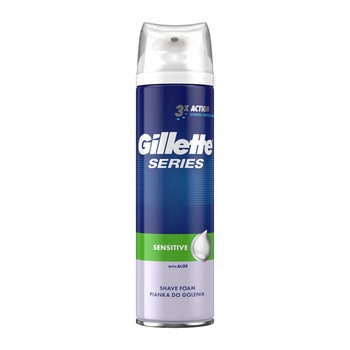 Gillette Series Sensitive, pianka do golenia dla mężczyzn, 250 ml