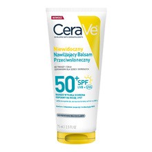 CeraVe, niewidoczny, nawilżający balsam przeciwsłoneczny SPF50+, 75 ml