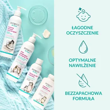 Sylveco dla dzieci, kremowy szampon i płyn do kąpieli, 300 ml