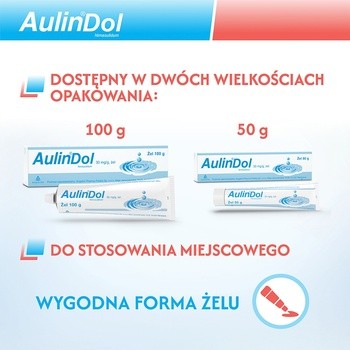 AulinDol, 30 mg/g, żel, 100 g, tuba