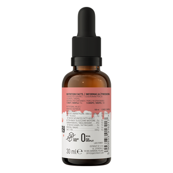 Ostrovit Flavour Drops, aromat spożywczy w kroplach, truskawkowy, 30 ml