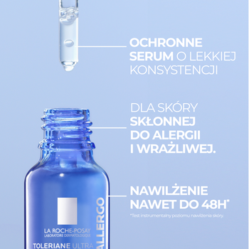 La Roche-Posay Toleriane Dermallergo, serum nawilżająco-wzmacniające, 30 ml