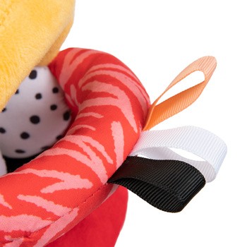 Canpol Babies, sensoryczna piłka z grzechotką i piszczkiem BabiesBoo, 1 szt.