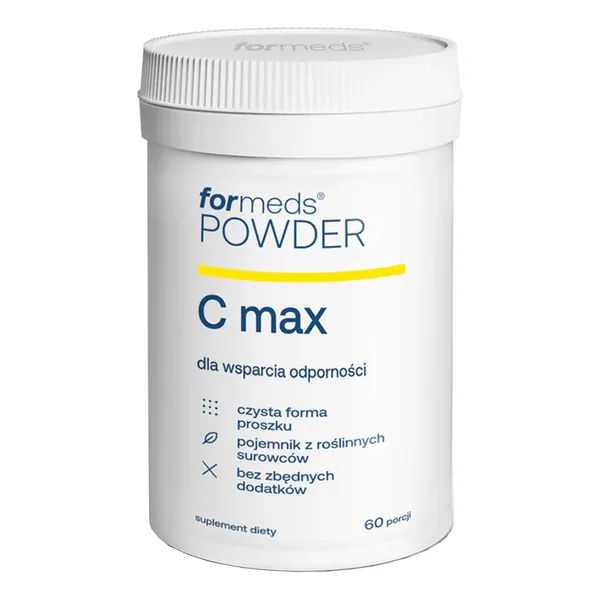 Комплекс витамина C, D3 и цинка ForMeds Powder C Max, порошок, 60 порций