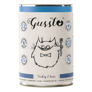 Gussto Fresh Turkey and Tuna, mokra karma dla kotów, indyk i tuńczyk, 400 g