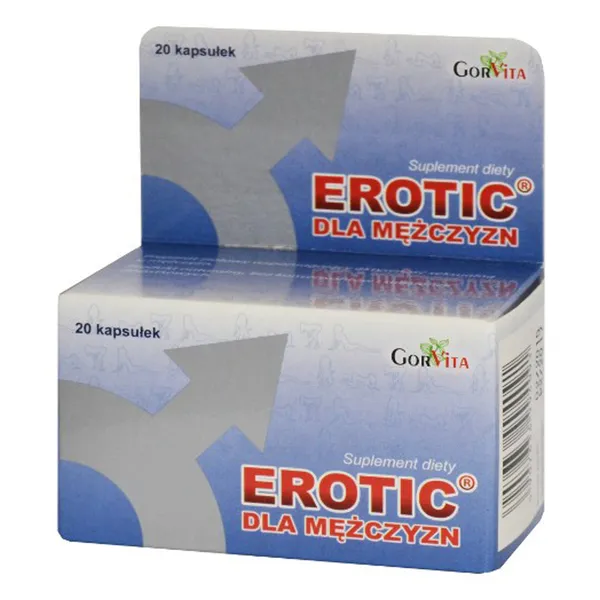 Gorvita Erotic kapsułki dla mężczyzn 20 szt. [Erotic]